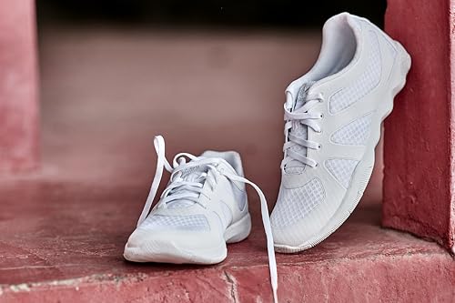 Kaepa All-American White Cheer Shoes for Women & Girls - 7 Size