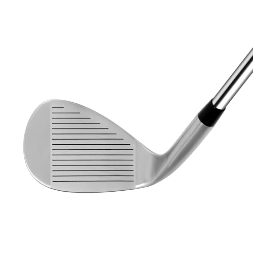 Golf Wedges 52/56/60 Degrees - Beginner Friendly Entry Level Sand & Lob Wedges with Rubber Grip