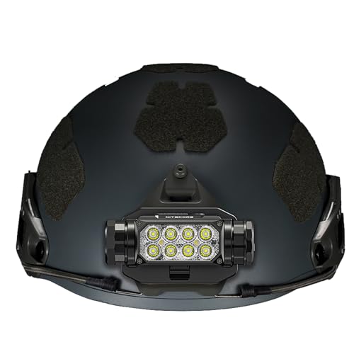 Nitecore HC65M UHE 2000 Lumen Tactical Helmet Headlamp with Red & White Lights