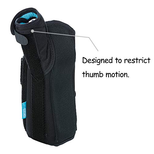 Thumb Spica Support Brace for Arthritis Tendonitis - Breathable Material, Right X-Small