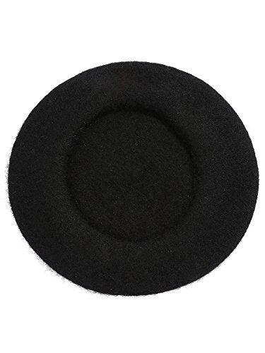 SATINIOR Kid Beret Hat French Beanie Cap for Girls - Black