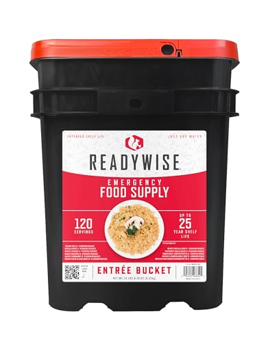 Emergency Pack Bucket - 120 Servings ReadyWise Survival Food Supply
