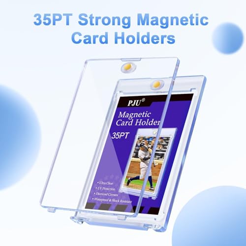 120ct Magnetic Card Holder - 35pt One Card Touch for Trading Cards, PJU, 120 Regular