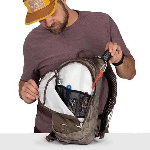 Osprey Berm Bike Hydration Backpack Raven Black 8L with Reservoir - Lightweight Cycling Pack