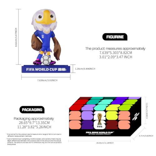 Official FIFA 2026 World Cup Mascot Collectible Figurines Set of 3 - Soccer Fans Gift