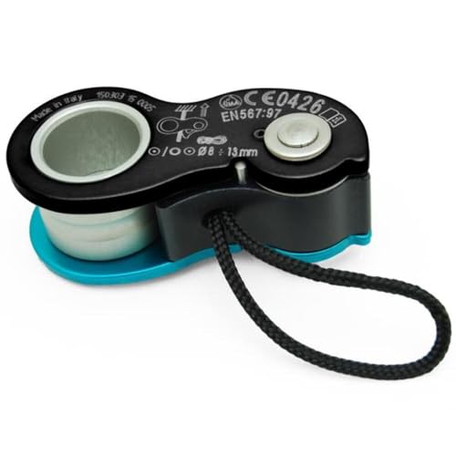 Blue Duck Ultra-Compact Emergency Rope Clamp for 8-13mm Ropes - Lightweight Aluminum Ascender & Rescue Tool