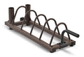 Steelbody Horizontal Plate Rack & Olympic Bar Organizer - 300lbs Capacity