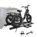 200 lbs Heavy-Duty Hitch Mount Trike Rack with 3 Ramps for Electric Tricycles