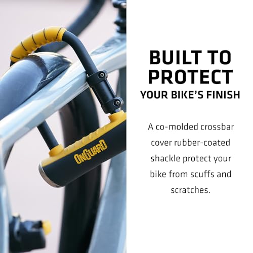 Bike U-Lock with Hardened Steel Shackle and Mounting Bracket – 16.8mm Security Lock