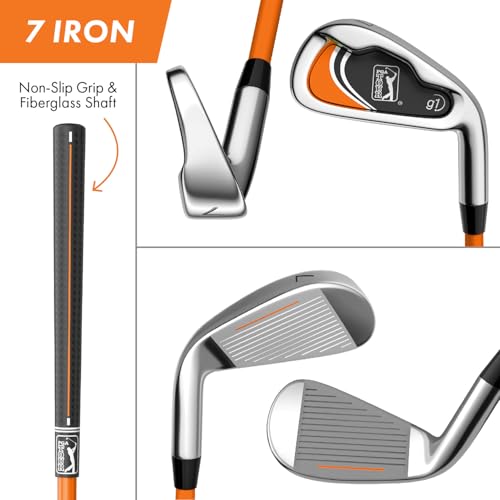 Official PGA TOUR Junior Golf Club Set for Ages 12-17, 10-Piece Right-Handed Package
