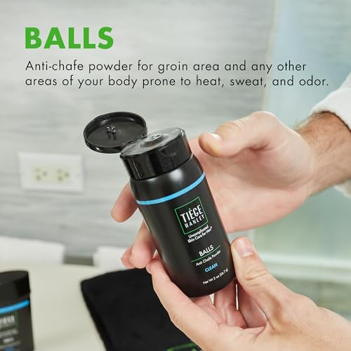 Men's Anti-Chafe Body Powder - Cooling, Moisture Absorbing 2 Oz