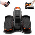Under Desk Elliptical Machine Black & Orange 15.5x15.2x8.6 Inches Compact Pedal Exerciser