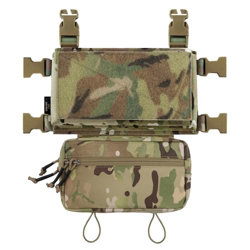 KRYDEX Micro Chest Rig MC with 5.56/7.62 Magazine Holders & Modular Pouches