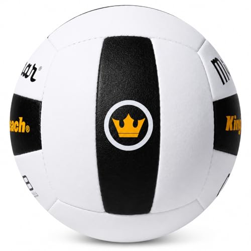 King of the Beach Miramar Beach Volleyball - Official Game Ball, Royal Yellow