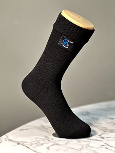 Get Dressed Waterproof Wudu Socks for Men and Women - Black 9-11