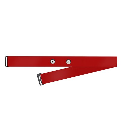 Comfortable Heart Rate Chest Replacement Strap for Polar H10 H9 Garmin Wahoo Coospo PowrLab Fitcent Magene MOOFIT IGPSPORT (Red)
