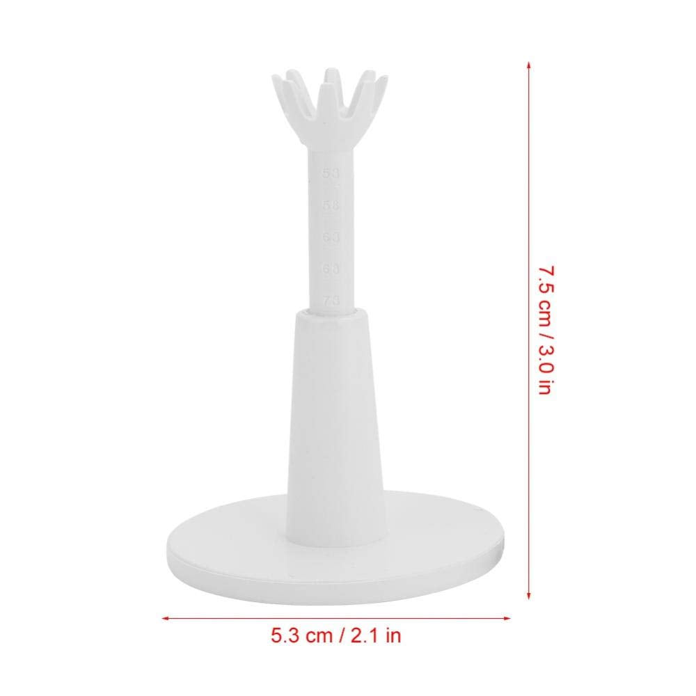 Tbest Rubber Tees for Range Mats 3",CAITON Tee Adjustable Tee Holder Training Driving Long Tea Tee for Lover White (Pack of 2)