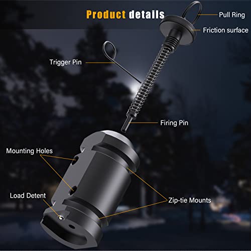 HOZOL 6 Pack 12 Gauge Perimeter Trip Alarm Security System for Camping & Property