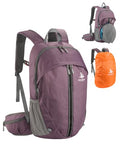 25L Hiking Backpack for Women Men - Lightweight Travel Day Pack, Purple - AiryLeben