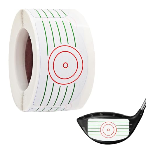 Golf Impact Tape Labels 250PCS Roll for Irons & Woods Swing Feedback