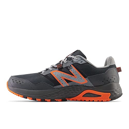 Men's Trail Running Shoe 11.5 X-Wide Black Cayenne Grey - New Balance 410 V8