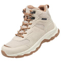 Women's Waterproof Hiking Boots - Lightweight Non-Slip Outdoor Footwear Beige 9