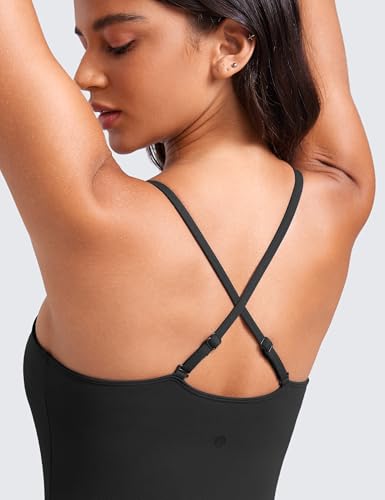 Medium Black Spaghetti Strap Tennis Dress - Soft, Stretchy, Versatile Athletic Wear