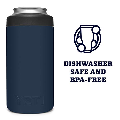 YETI Rambler 16 oz. Colster Tall Can Insulator Navy - Keeps Drinks Cold