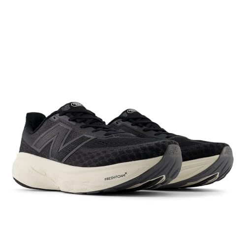 New Balance Men’s Fresh Foam X 1080 V14 Running Shoe - Black/Magnet/Linen, Size 10.5