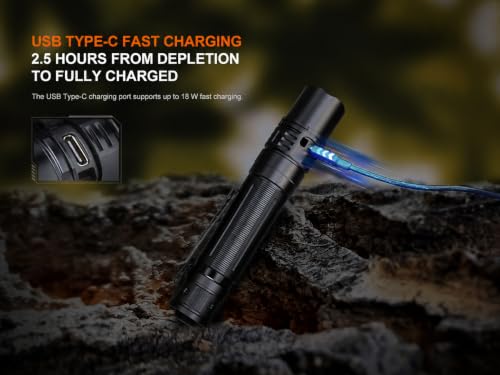 Fenix PD36R V2.0 1700 Lumen USB-C Rechargeable Tactical Flashlight