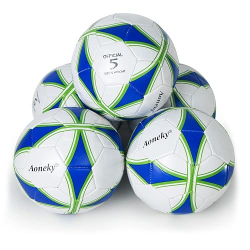 Soccer Ball with Pump - Durable Eco-Friendly 2.5mm PVC Leather & Reinforced Stitching