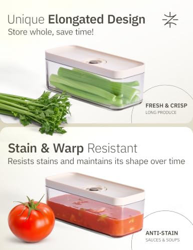 Vacuum Food Storage Containers Set with Handheld Sealer - 5 Pieces