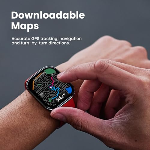 Black Amazfit Bip 6 Smart Watch with 1.97" AMOLED GPS Fitness Tracker