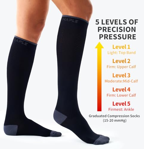 Compression Socks for Men & Women - Support Athletic & Running Circulation