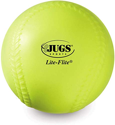 Jugs Lite-Flite 12-Inch Softballs - Safe Indoor Practice, One Dozen