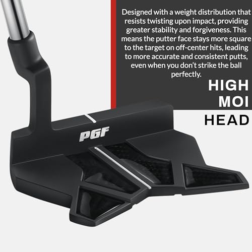 35-Inch Forged Blade & Mallet Putter with Adjustable Weights - PGF M02
