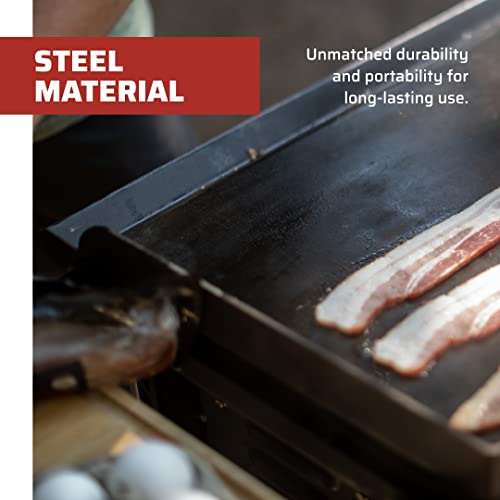 Camp Chef Steel Fry Griddle 14-inch Two Burner Camping Accessory