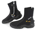 Large Neoprene Wetsuit Boots for Diving 6mm Side Zipper Waterproof
