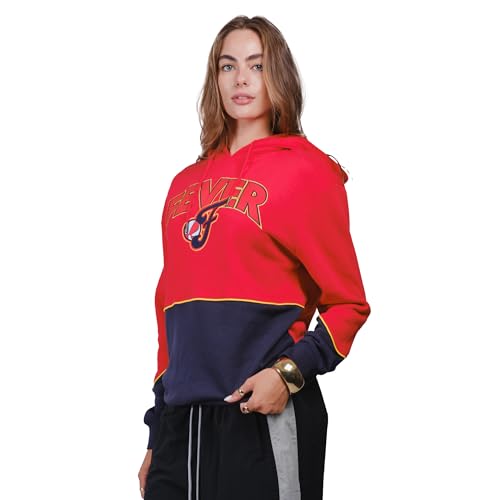 Women's WNBA Official Stellar Hoodie Sweatshirt - Indiana Fever Medium Team Color