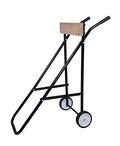 LEADALLWAY Wooden 5-15HP Folding Outboard Motor Stand & Carrier Cart for Small Boats