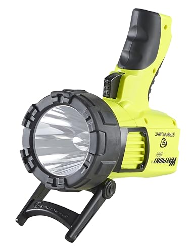 Streamlight WayPoint 1,400-Lumen Yellow Rechargeable LED Spotlight – Waterproof & Impact-Resistant