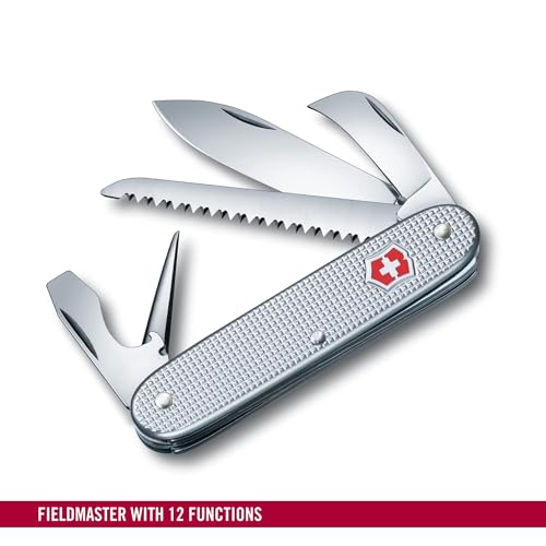 Victorinox Swiss Army Medium Pocket Knife 7 Functions Alox Scales