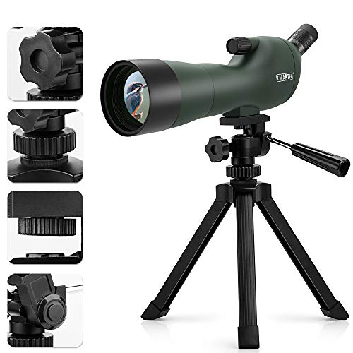 20-60x60 HD Spotting Scope for Target Shooting Birding Hunting with Tripod