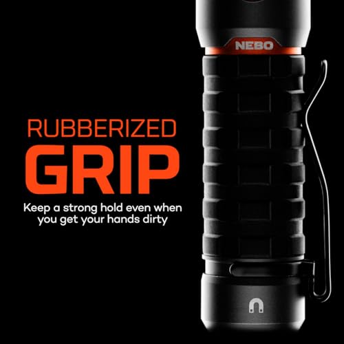 NEBO Torchy 3K EDC Flashlight - 3000 Lumen Compact Pocket Light - Gray Variation