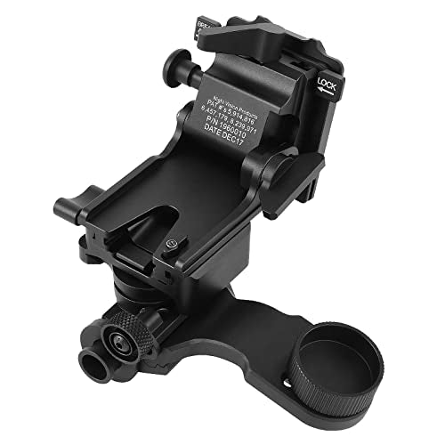 Gexmil PVS-14 Night Vision Goggles Mount with Adjustable Helmet Adapter