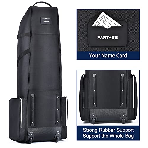 Golf Travel Bag with Support System and 600D Heavy Duty Oxford, Large Size Fits Full Set