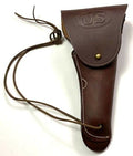 WWII Style Leather M1911 Pistol Holster for Colt & Semi-Autos - Brown