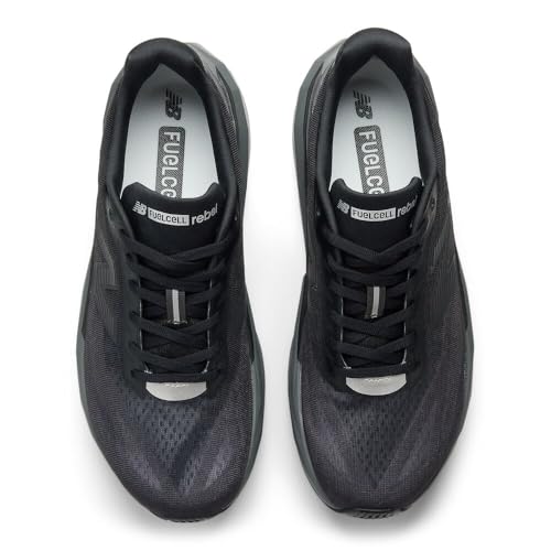 Men's New Balance FuelCell Rebel V5 Running Shoes - 9.5 Black Castlerock Silver
