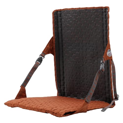Crazy Creek HEX 2.0 PowerLounger Camping Chair & Sleeping Pad, Copper/Slate