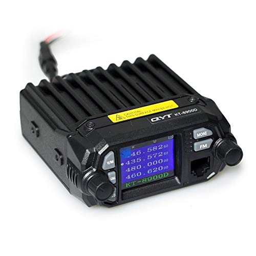 Dual Band 25W VHF/UHF Mobile Ham Radio Transceiver with LCD Display